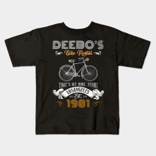 Deebo’s Bike Rentals That’s My Bike Retro Funny Kids T-Shirt